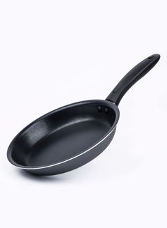 Buy 2-way Non-Stick 3 layer coated Pressed Aluminium Frypan 2.8mm thick Frying Pan 28cm - Black in UAE