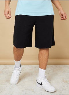 Buy Basic Oversized Shorts with Drawstring in Saudi Arabia