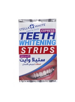 Buy Stila White Express 6 teeth whitening strips in Saudi Arabia