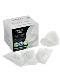 Buy Disposable Breast Pad Pack of 84 - Discreet & Crinkle Free 3D Contour for Comfortable Fit - Prevent Irritation & Infection - Double Adhesive Tabs Prevent Slipping - BPA, Latex & Phthalate Free in UAE