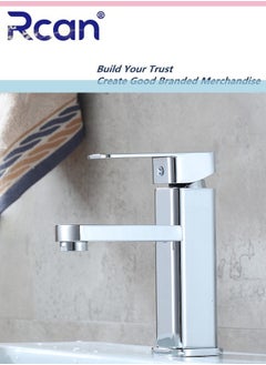 Buy Kitchen Faucet Countertop SUS304 Stainless Steel Single Handle Sink Faucet Hot and Cold Dual Control Faucet Suitable for Kitchen Bathroom Balcony in Saudi Arabia