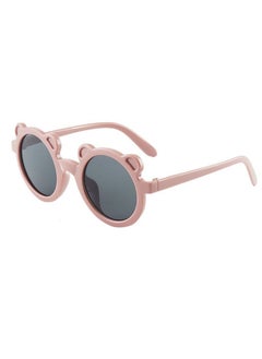 اشتري Summer round frame bear children's sunglasses في السعودية