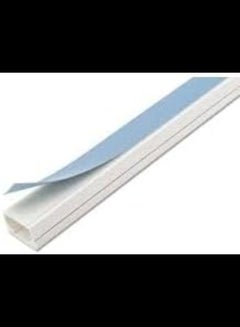 Buy Electrical Pvc Trunking with Sticker 90cm Long 3 Pcs White Self Adhesive Cable Cover Cable Management in UAE