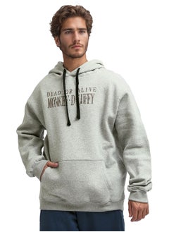 Buy Heather Grey Hoodie Shirt With Kangaro Pocket in Egypt