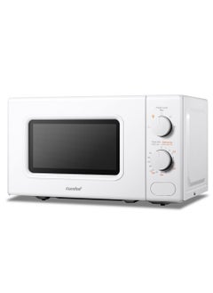 Buy Microwave Oven 20L 700W Manual Control with 5 Power Levels, Pull Open Door, 35 min Timer, Easy to Use, Quick Defrost - CMWO720SBK - White in Saudi Arabia