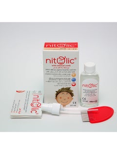 Buy Nitolic Lotion 50ml Spray Lotion Head Lice with Removal Comb in UAE