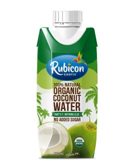 اشتري Rubicon 100% Natural Organic Coconut Water 330ml في الامارات