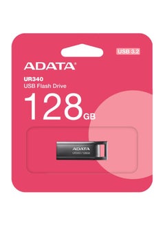 Buy ADATA Royal UR340 USB 3.2 Flash Drive | 128GB | Silver Metal | Lightweight and Fast Data Transfer in UAE