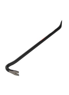 Buy Carpenter Wrecking Bar 90cm, Integrated Nail Puller, Rust Resistant Enamel Finish, Ultra-Durable Forged Heat-Treated Carbon Steel, Flat, Bent Chisel Head, For Pulling, Scraping and Lifting Objects in UAE