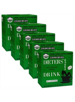 اشتري China Green Dieters Tea by Uncle Lee - Detox Tea with Senna Laxative, Constipation Relief for Adults, Supports A Healthy Weight, Caffeine-Free Herbal Tea Bags, 30 Count (Pack of 5) في الامارات