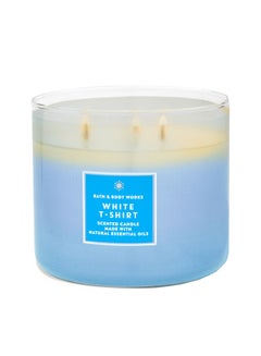 Buy White T-Shirt 3-Wick Candle in UAE