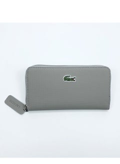 Buy LACOSTE grey Long Handheld Wallet in Saudi Arabia