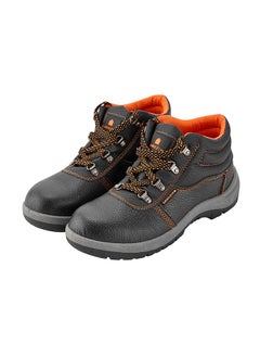 Buy Safety Shoes - Long Neck Slip-Resistant Steel Toe Cap Leather Work Boots for Men/Women Waterproof Puncture-Proof Comfortable Lightweight Utility Industrial Construction Safety Footwear in Saudi Arabia