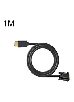 اشتري HDMI To VGA Cable Video Adapter Black في السعودية