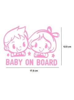 Buy Baby On Board Boy & Girl - Pink in Egypt