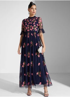 اشتري Floral Printed Dress في السعودية