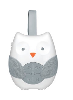 Buy Soothing Sounds Baby Lullaby Sound Machine Speaker with 12 Sounds Customizable Timer Fun and Cute Owl Design Hanging Loop Stroller, Carrier, Crib, Car Seat Portable Travel Battery in UAE