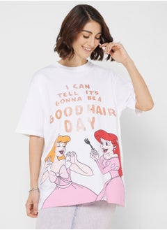 اشتري Princess Oversize Graphic T-Shirt في الامارات