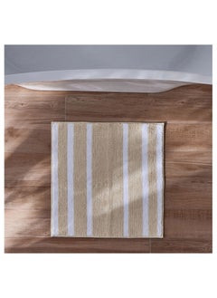 Buy Striped Anti-Slip Bath Mat - 60x60 cm in Saudi Arabia