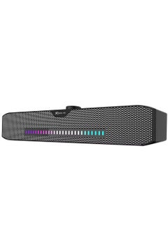 اشتري SK403 Stereo Sound bar Gaming Speakers - Total Power Output 6W - Rainbow LED Lighting - Easy accessible volume knob في مصر