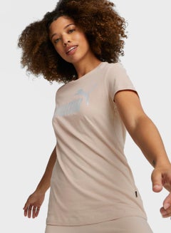 Buy Ess+ Metallic Women T-Shirt in UAE