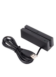 Buy Credit Card Reader, Magnetic Strip Card Reader Msr90 Usb 3 Tracks Pos Credit Card System Cashier Mini Mag Speed Reader Swiper, Practical Credit Card Reader in UAE