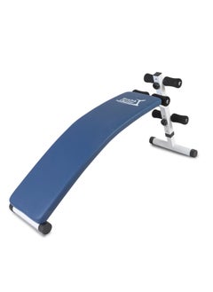 Buy Heavy Duty Foldable Sit Up Bench 140x26x36centimeter Blue/White in Saudi Arabia