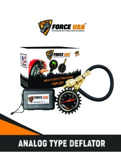 اشتري Tire Deflator with Tire Pressure Gauge, Tire Deflator Kit, Air Down Tire Deflators Offroad Accessories for Jeep, Car, Truck, Motorcycle, and ATV Tires في الامارات