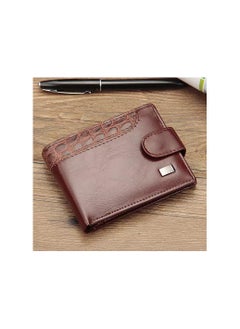 Buy Leather Wallet Brown in UAE