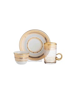 Buy Tea and coffee cups set of 18 pcs in Saudi Arabia