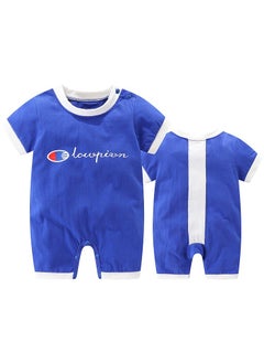 Buy Newborn Baby Summer Clothes 0-3 Months Baby Romper Sports Jumpsuit in UAE