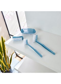 Buy Alina 4-Piece Deep Cleaning Multiutility Brush Set 19.5 x 4 x 4 cm in UAE