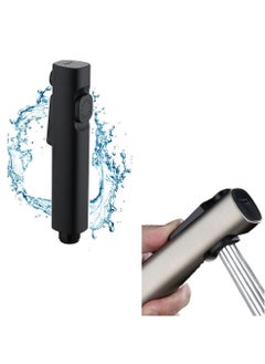 اشتري Handheld Bidet Sprayer for Toilet,Portable Two-Function Shower Head Kitchen Sink Faucet Attachment Lightweight Mini Hand-Held Spray Multifunction Premium Sprayer for Bathroom Kitchen-Black في السعودية