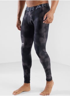 Buy HeatGear Armour Printed Compression Leggings in UAE