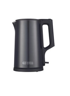 Buy General Supreme Electric Kettle 1.7L,Strix Controller, 1800-2150W, Steel Black in Saudi Arabia