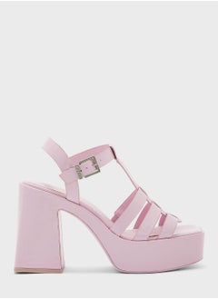 Buy Jeni Ankle Strap High Heel Sandals in UAE