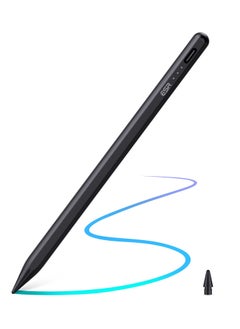 اشتري ESR Stylus Pen for iPad with Tilt Sensitivity [Palm Rejection & Magnetic Attachment] iPad Stylus Pencil for Apple iPad Air 5/4/3, iPad Pro 11, iPad Pro 12.9, iPad Mini 6/5, and iPad 9/8/7/6, Black في السعودية