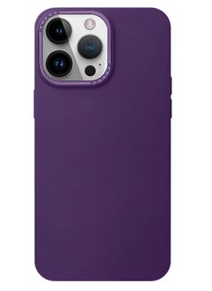 Buy iPhone 14 Pro Max Case Scratch-Resistant Shockproof Mobile Phone Case Purple in UAE