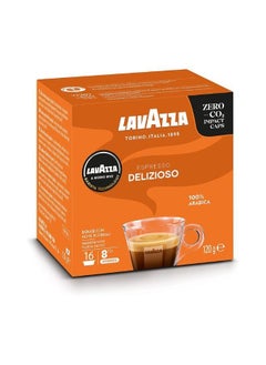 Buy Lavazza A Modo Mio Espresso Delizioso - 16 capsules in UAE