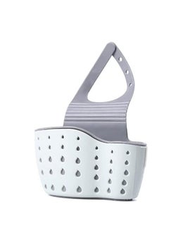 Buy Sink Storage Basket - Sink Caddy Soap and Sponge Holder Drying Rack Holders Dish Drying Rack Sink Shelf(BLUE) in UAE