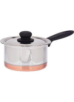 Buy Copper Bottom Saucepan Large Silver 9.5 Cm Gcbsp3 Tea Pan Rice Pan Sauce Pan Milk Pan Coffee Pan in Saudi Arabia