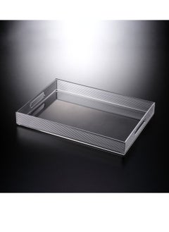 Buy Acrylic Serving Tray 38x25.5x5 cm Clear in UAE