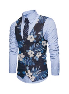 Buy New Fashionable Personalized Printed Men's Suit Vest in Saudi Arabia