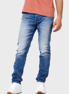 Buy Mid Wash Slim Fit Jeans in UAE