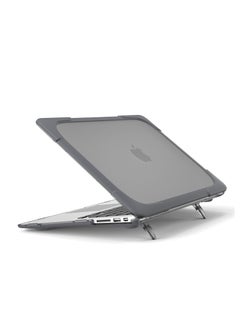 Buy Hard Shell Case Cover With Kickstand Shockproof Function For MacBook Air A1466/A1369 13 Inch in UAE