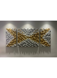 Buy 3 Piece Oversized Wall Art By Woodeometry in Egypt