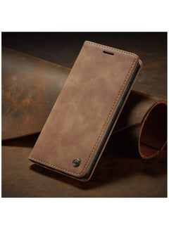 Buy For Nothing Phone (1) Flip Case Wallet Protection Leather Cover with Card Holder (Coffee) in Egypt