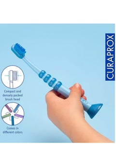 اشتري Baby Toothbrush Soft Toothbrush for Babies & Kids 0-4 years old, Multicolor في الامارات