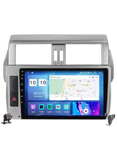 Buy Android Screen For Toyota Land Cruiser Prado 2014 To 2017 2GB RAM 32GB Memory Support Apple Carplay Android Auto Full HD Touch Screen 10 Inch built In Bluetooth USB Radio WiFi Play Store Backup Camera in UAE