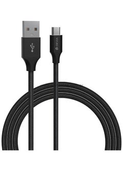 اشتري Devia EC203 Gracious Series Data Cable for Micro Nylon Woven - 5V,2.4A 1M - Black في مصر